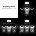 Night solar lights modes