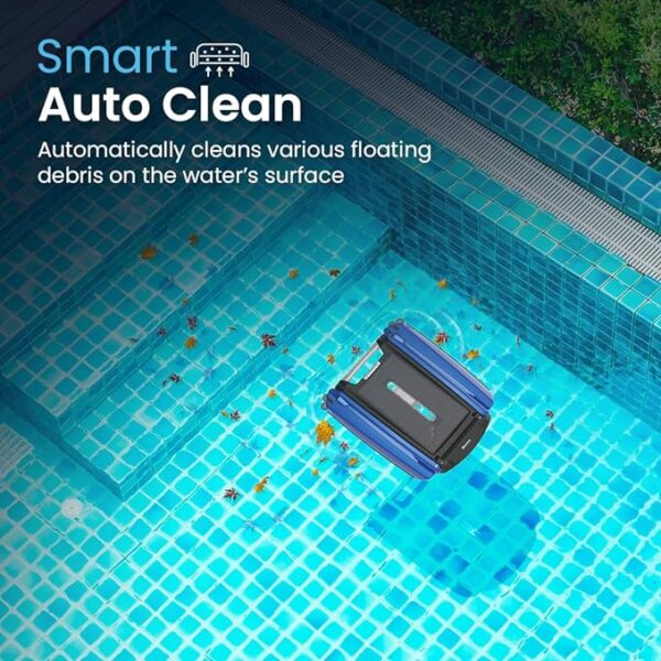 Smart auto clean Automatic Solar Powered Pool Skimmer