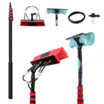 Solar Panel Cleaning Equipment_ 20ft Water Fed Pole with Squeegee Kit 1 (1)